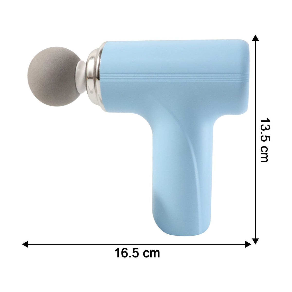 Handheld vibration massage gun for controlled use